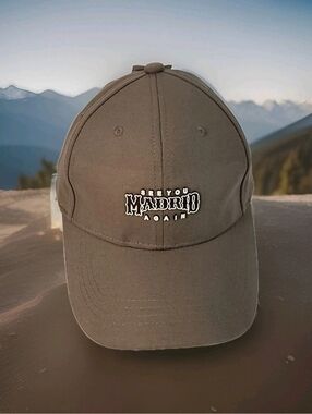 C5 Logo  "See You Again Madrid"  Cloth Strap Back Cap.  NWT